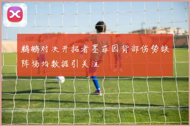 鹈鹕对决开拓者墨菲因背部伤势缺阵场均数据引关注
